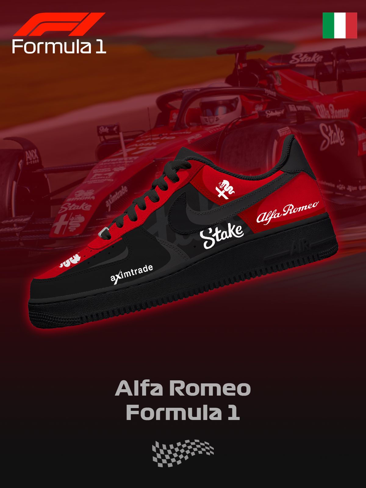 Romeo F.1 Custom Air-Style Sneakers