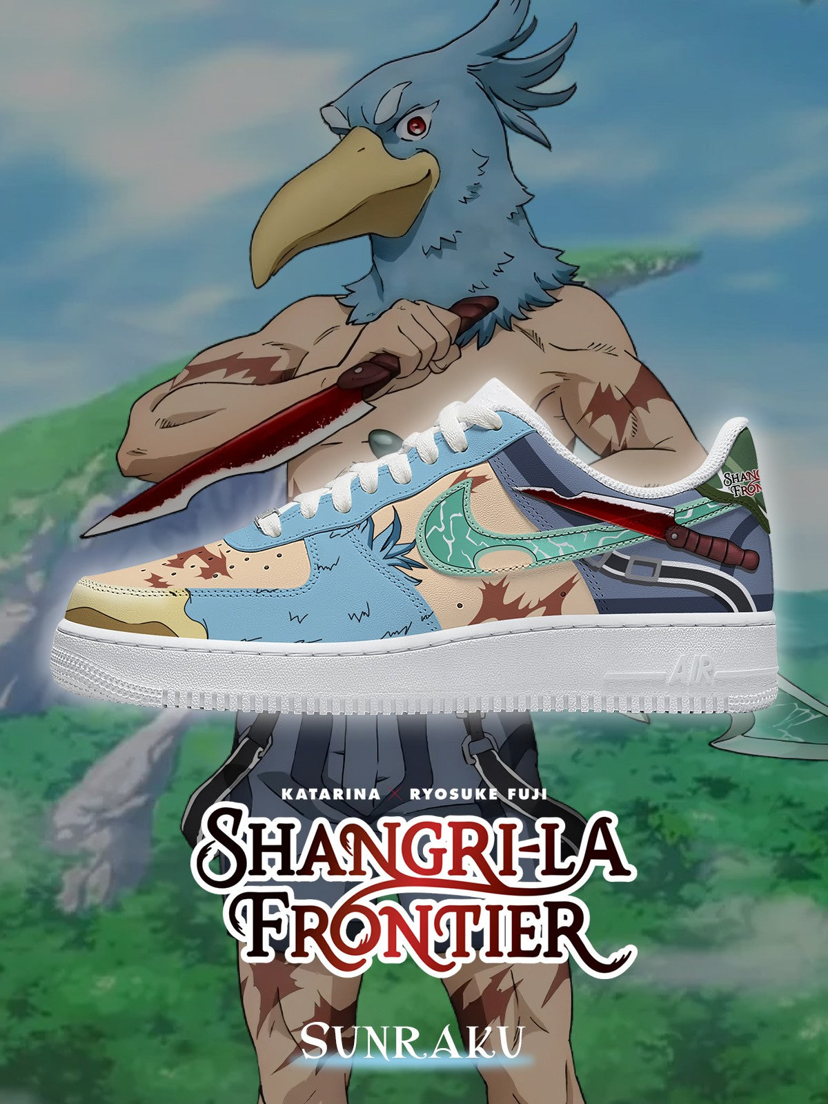 Sunraku V.1 Custom Air-Style Sneakers