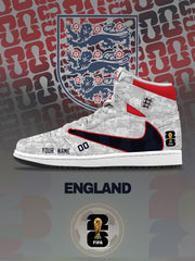 World Cup 2026 England V.1 Custom TS High Sneakers