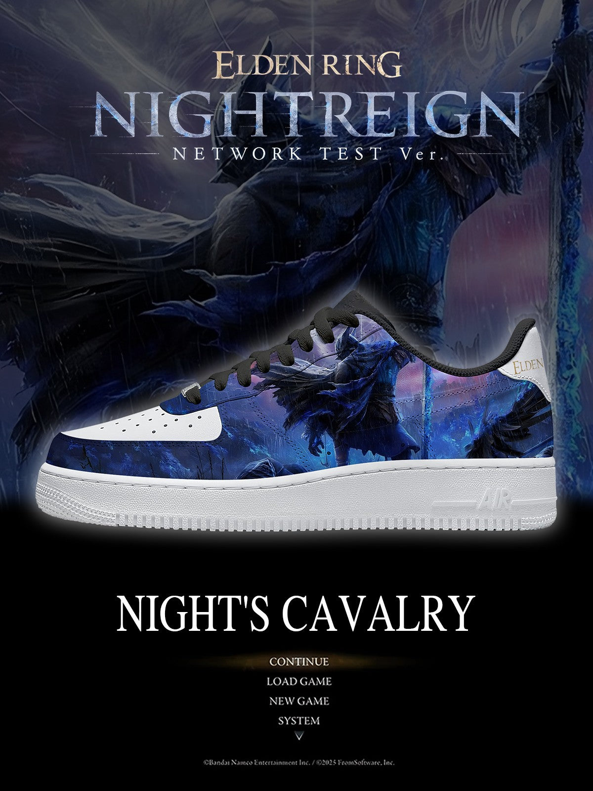 Night's Cavalry V.2 Custom Air-Style Sneakers