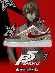 Goro Akechi V.1 Custom Air-Style Sneakers
