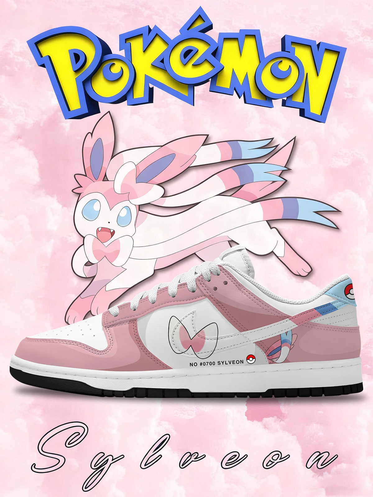 Sylveon V.1 Custom SB-Style Sneakers