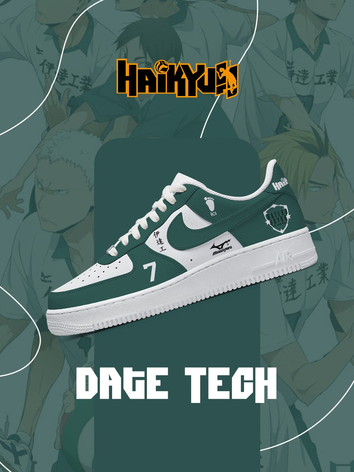 Date Tech V.1 Custom Air-Style Sneakers