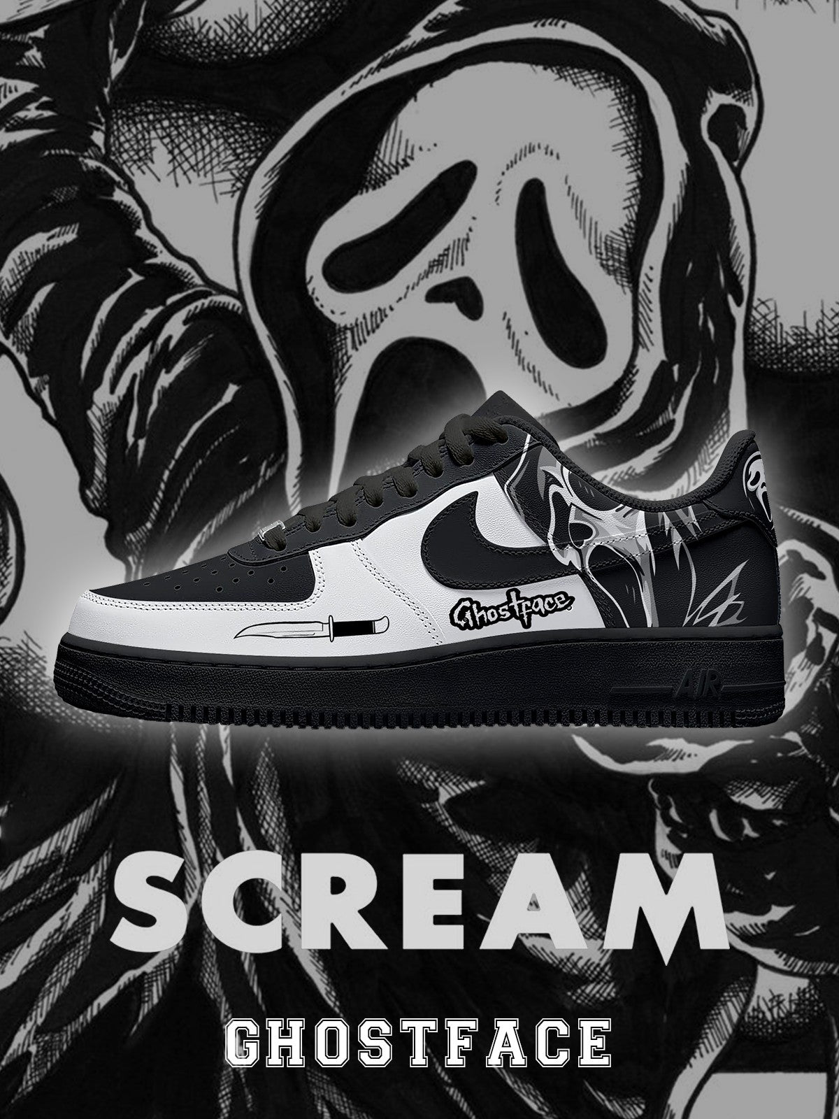 Ghostface V.2 Custom Air-Style Sneakers