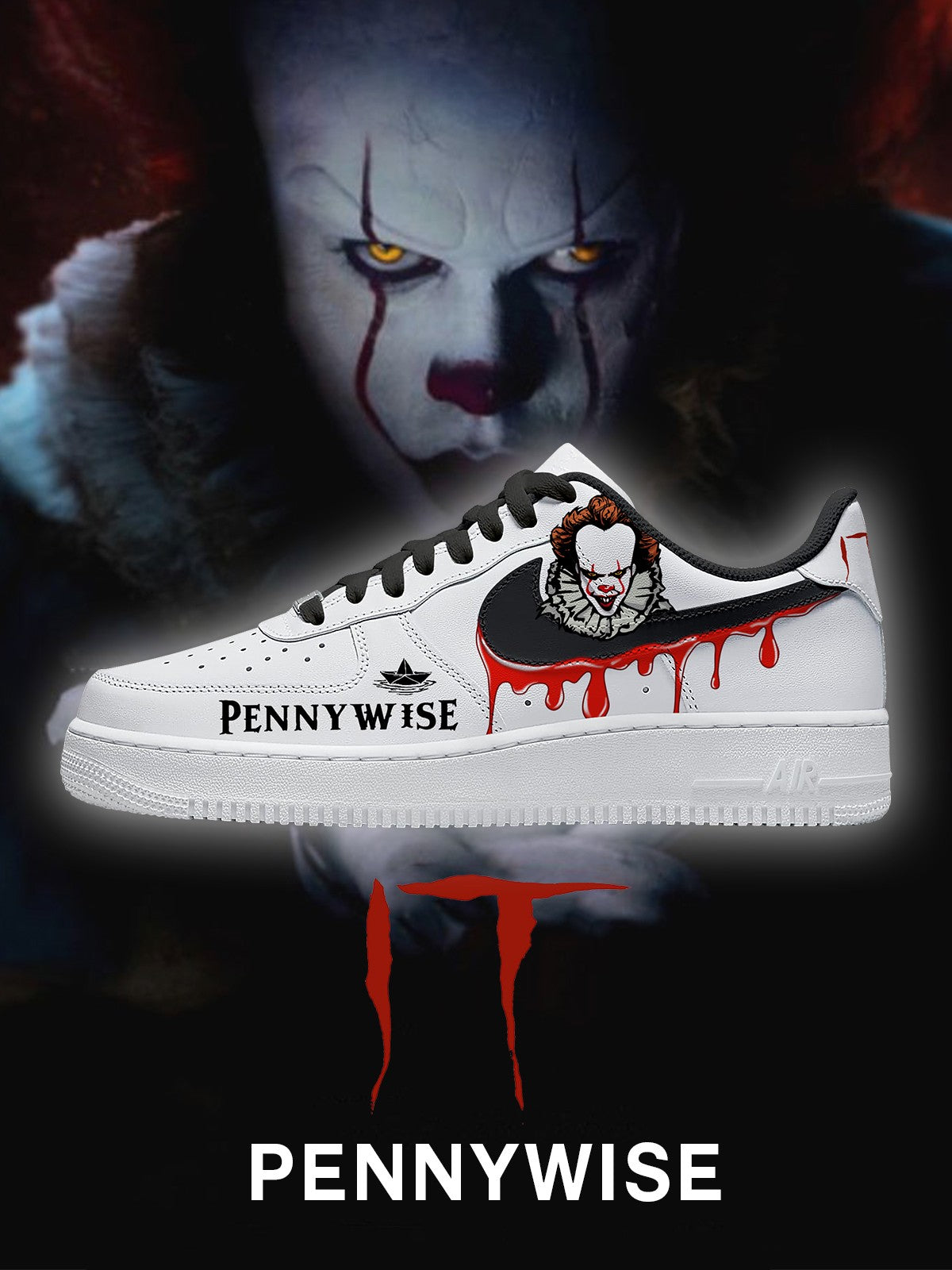 Pennywise V.1 Custom Air-Style Sneakers