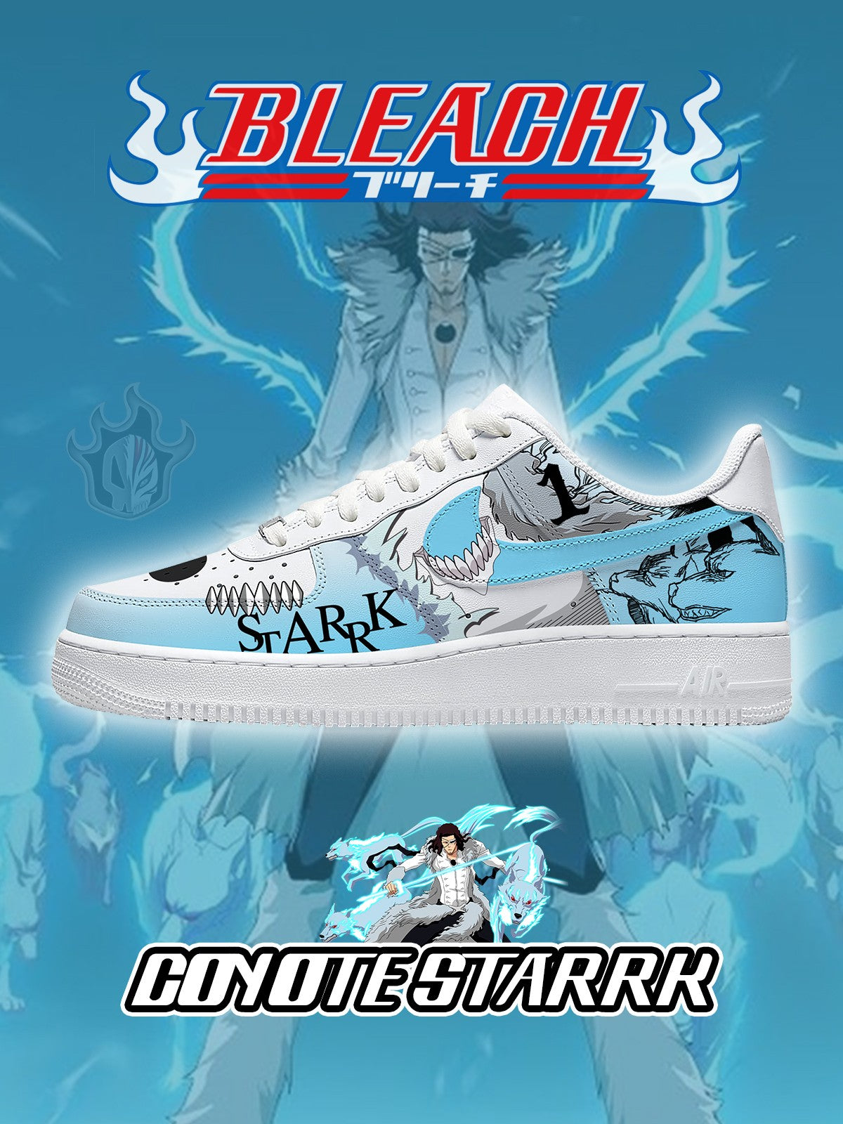 Zapatillas deportivas personalizadas estilo Air de Coyote Starrk