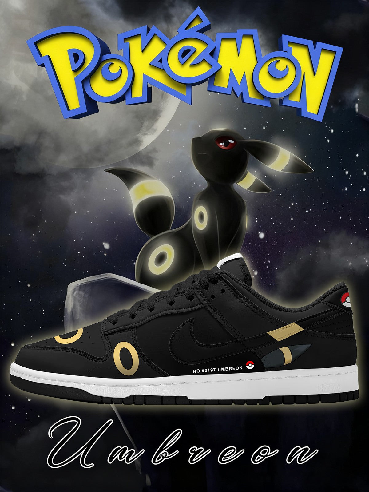 Umbreon V.1 Custom SB-Style Sneakers