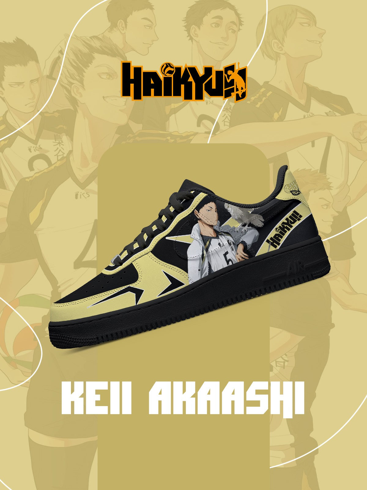 Keii Akaashi V.1 Custom Air-Style Sneakers