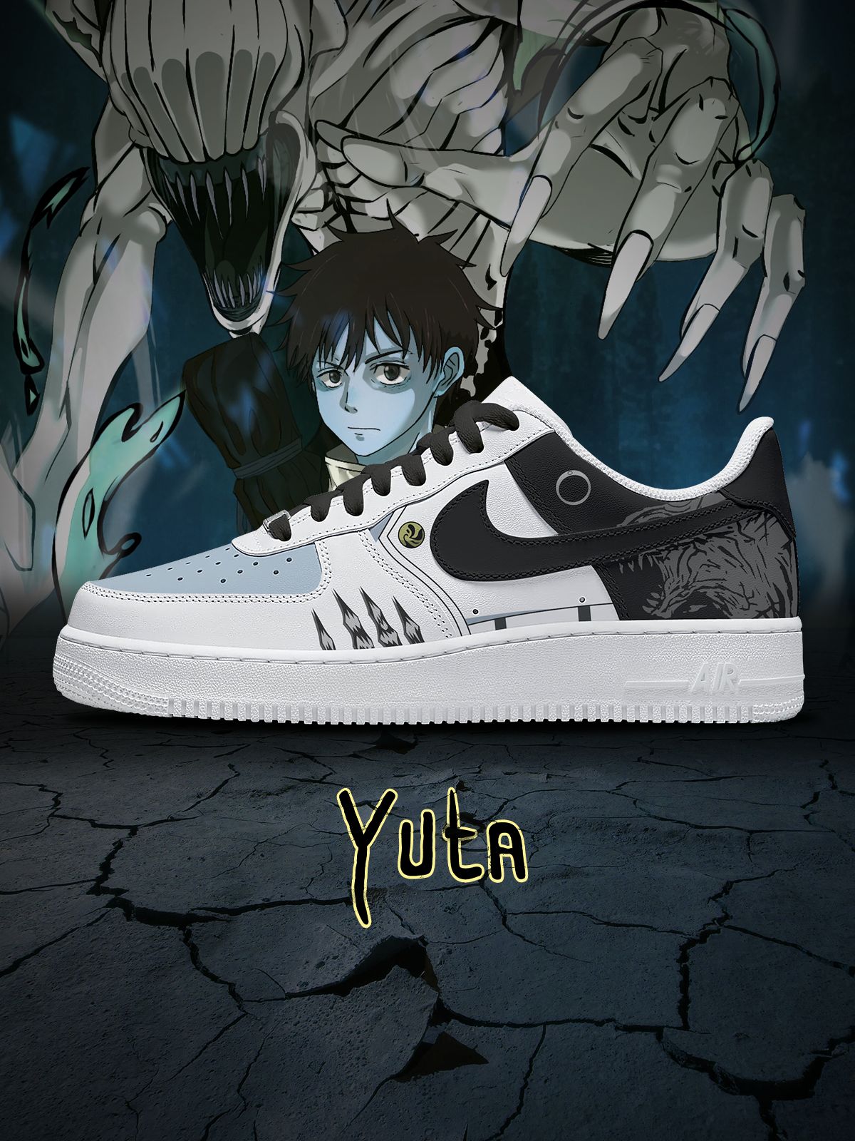 Yuta Okkotsu No.1 Custom Air-Style Sneakers