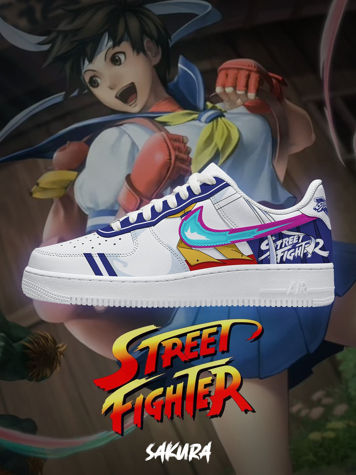 Sakura V.1 Custom Air-Style Sneakers