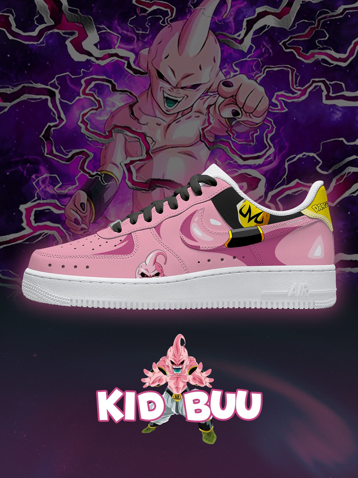 Kid Buu V.1 Custom Air-Style Sneakers