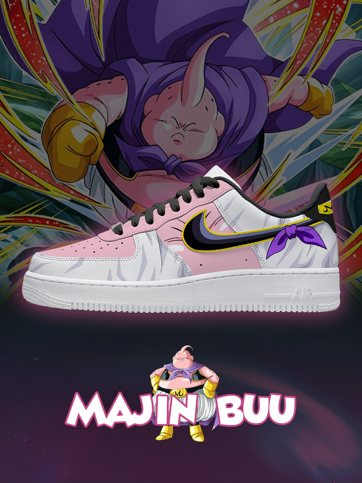 Majin Buu V.1 Custom Air-Style Sneakers