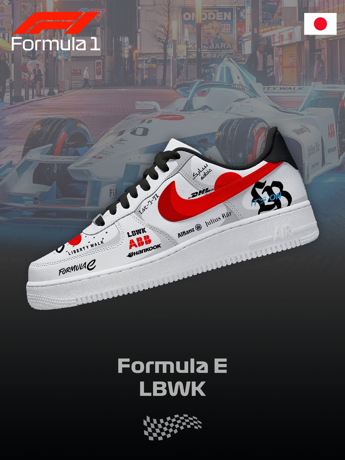 F.E LBWK Custom Air-Style Sneakers
