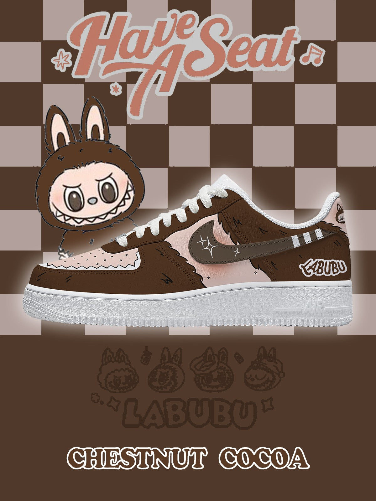 Chestnut Cocoa V.2 Custom Air-Style Sneakers