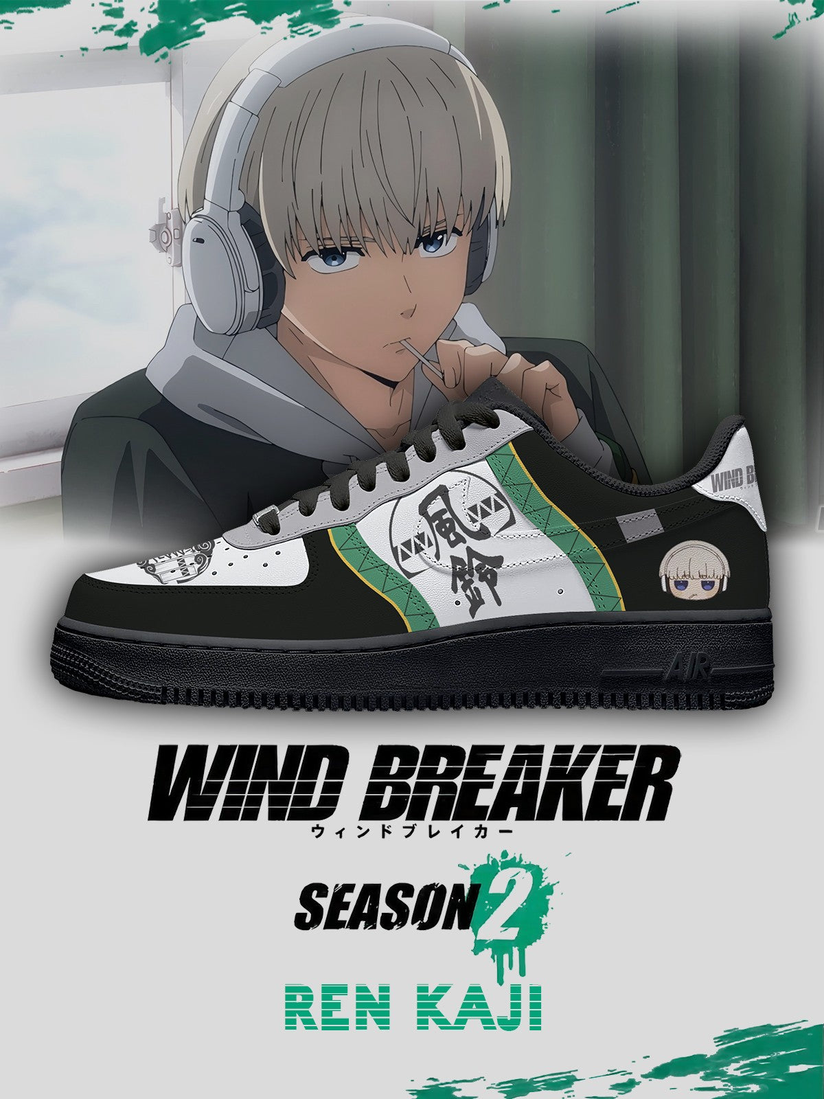Ren Kaji V.1 Custom Air-Style Sneakers