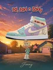 Jimmy V.1 Custom High-Top Sneakers