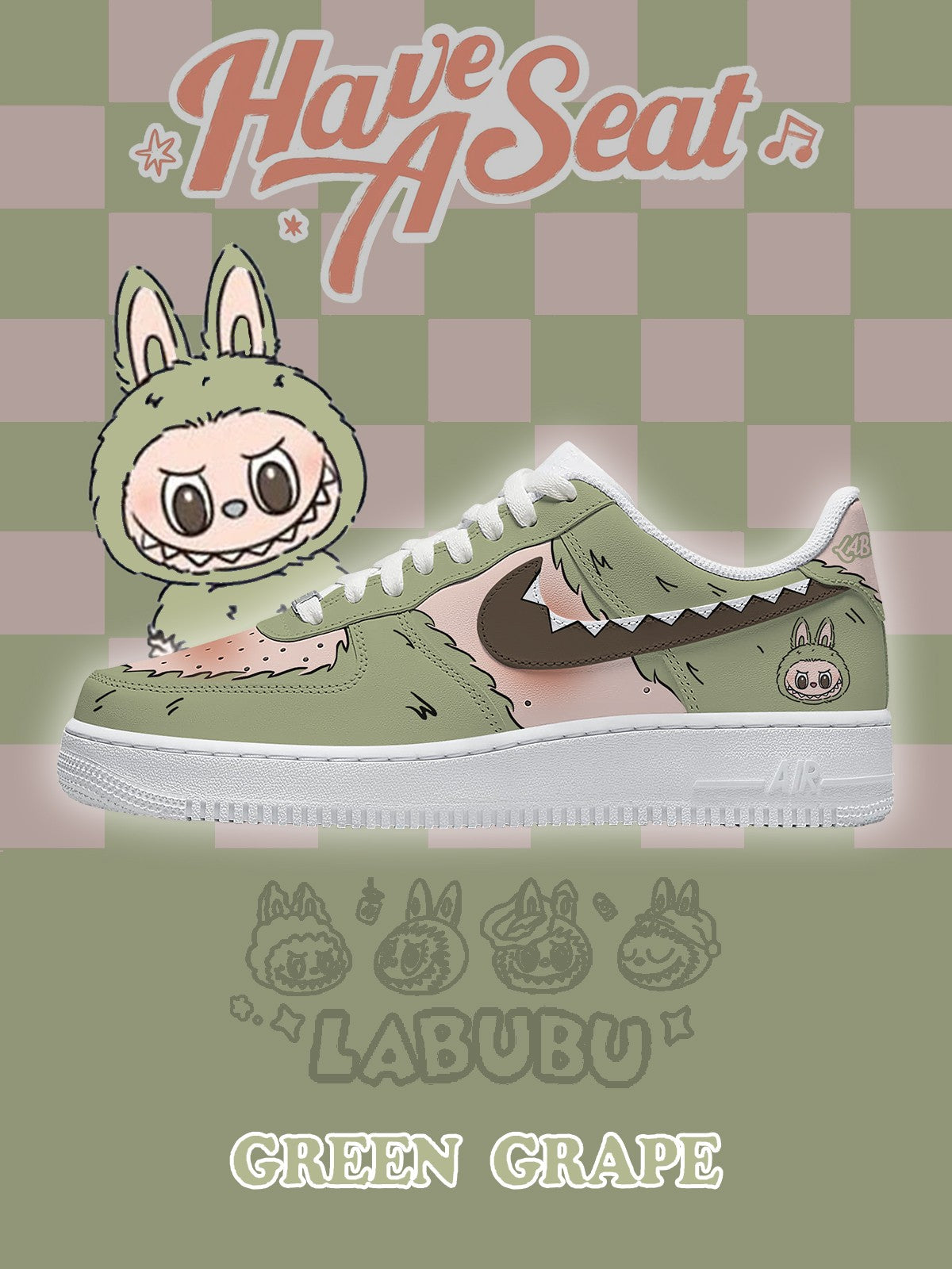 Zapatillas deportivas personalizadas Green Grape V.1 Air-Style
