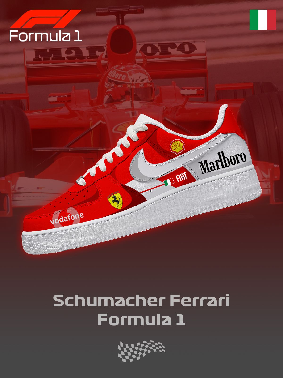 SFR F.1 V.2 Custom Air-Style Sneakers