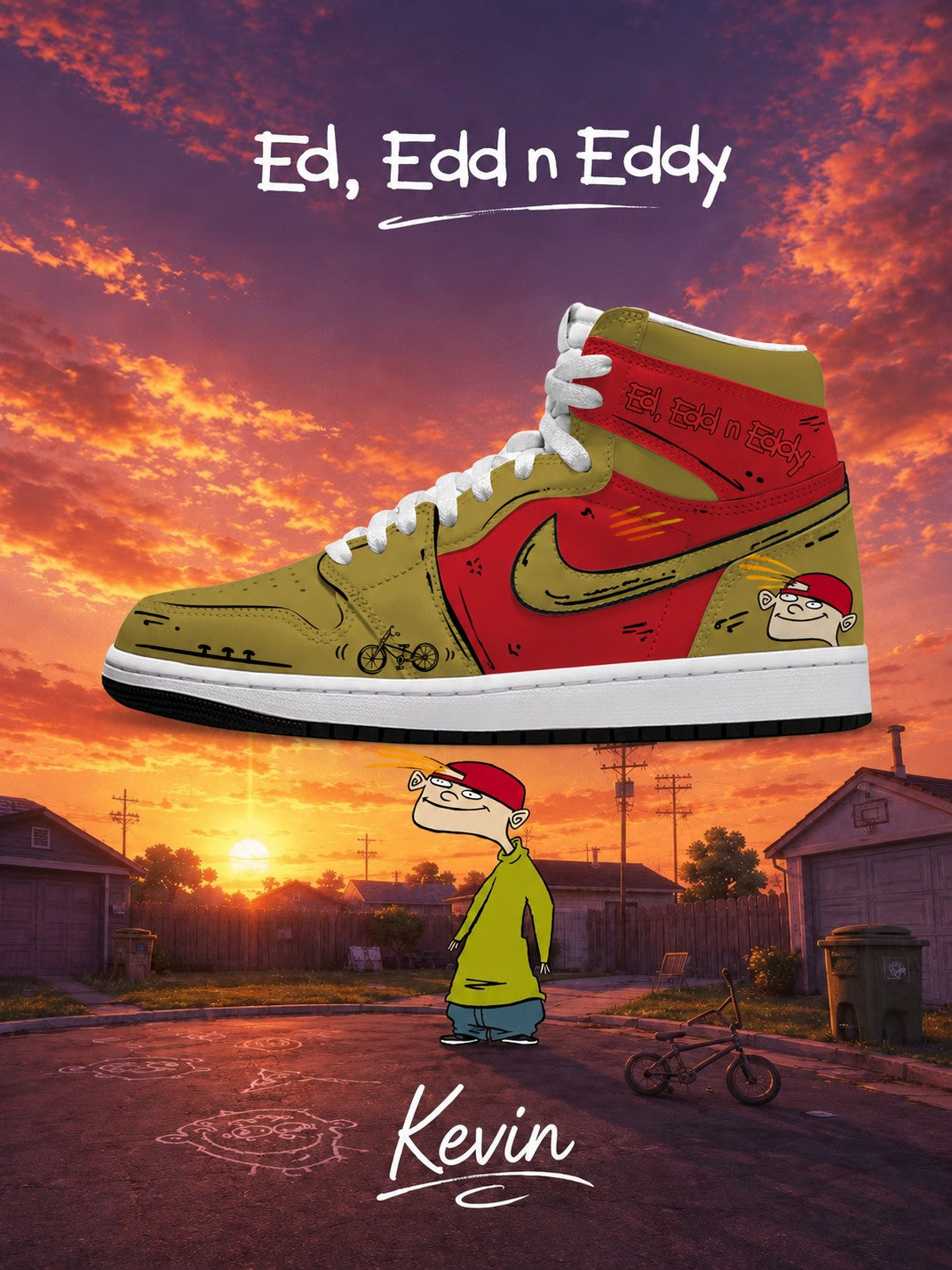 Kevin V.1 Custom High-Top Sneakers