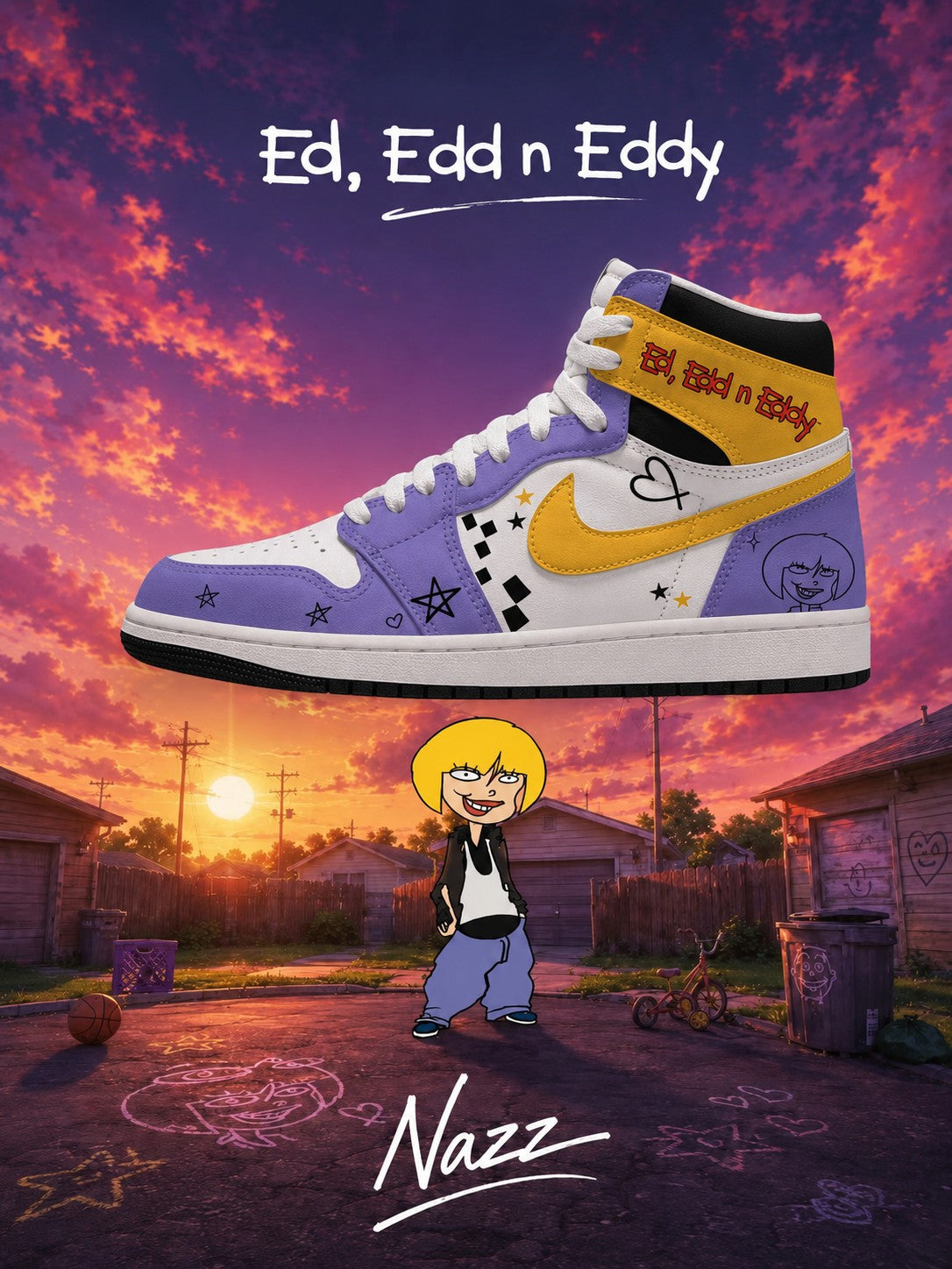 Nazz V.1 Custom High-Top Sneakers