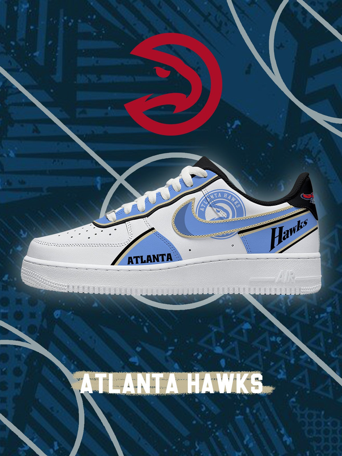 Zapatillas deportivas personalizadas estilo Air de Atlanta Basketball V.2