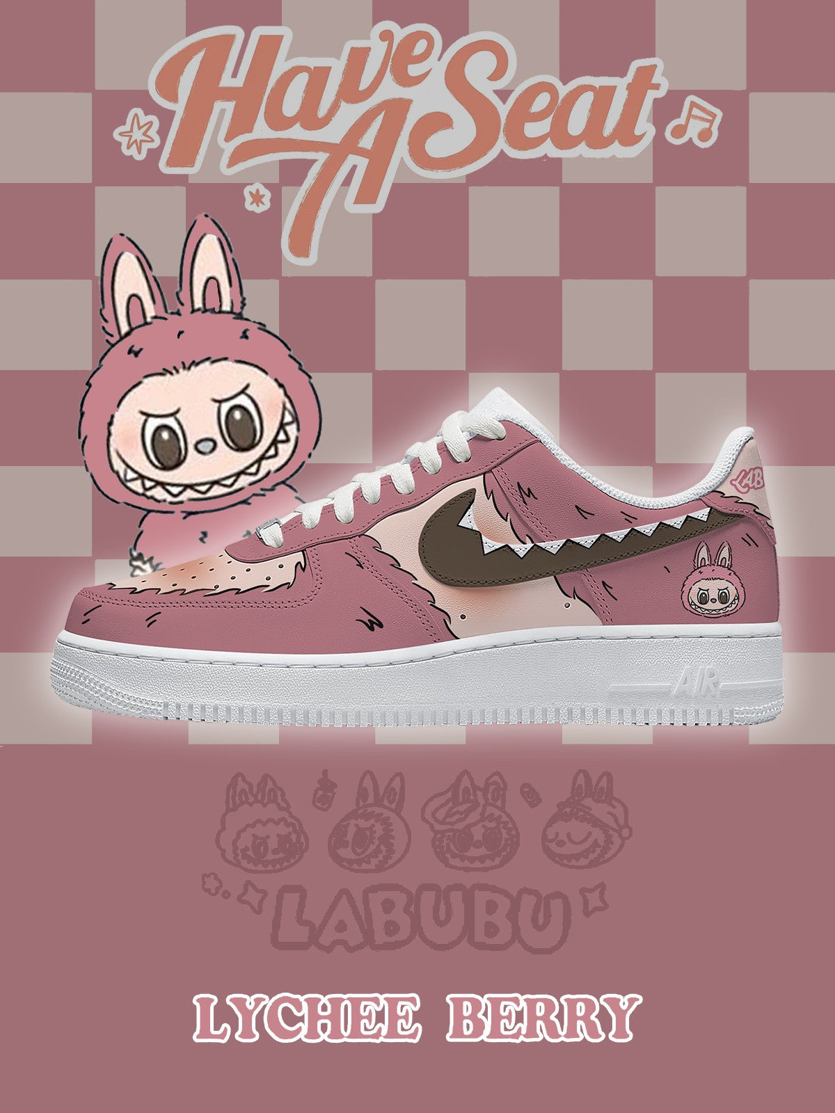 Lychee Berry V.1 Custom Air-Style Sneakers