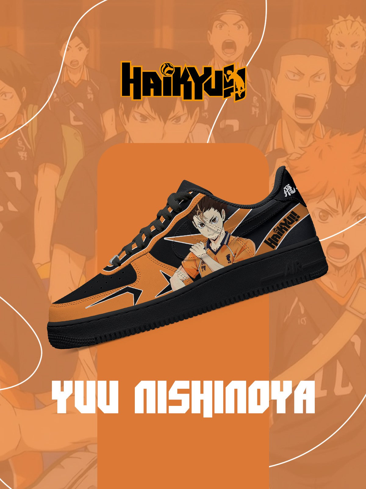 Yuu Nishinoya V.1 Zapatillas Air-Style personalizadas