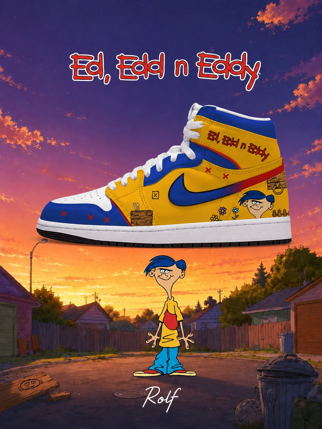Rolf V.1 Custom High-Top Sneakers
