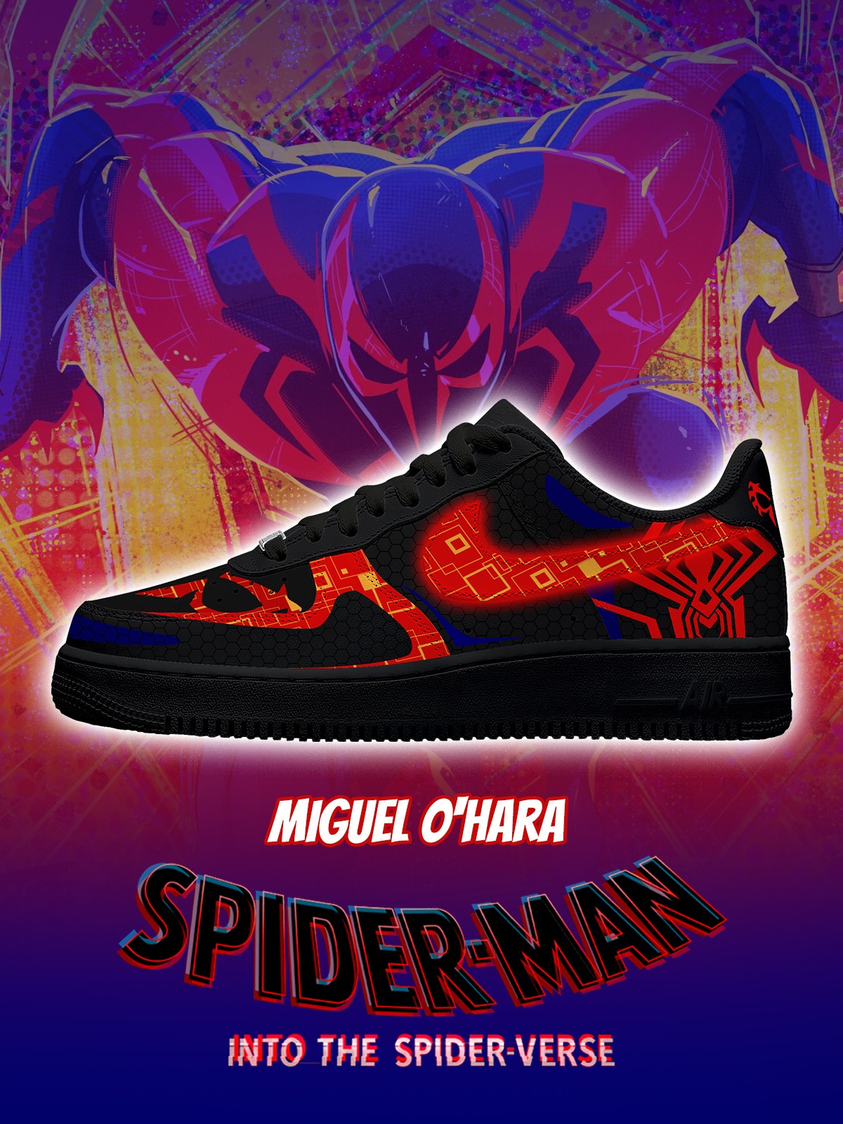 Miguel O'Hara V.1 Custom Air-Style Sneakers