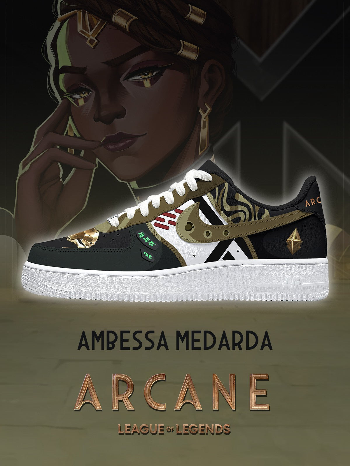 Ambessa Medarda V.1 Custom Air-Style Sneakers