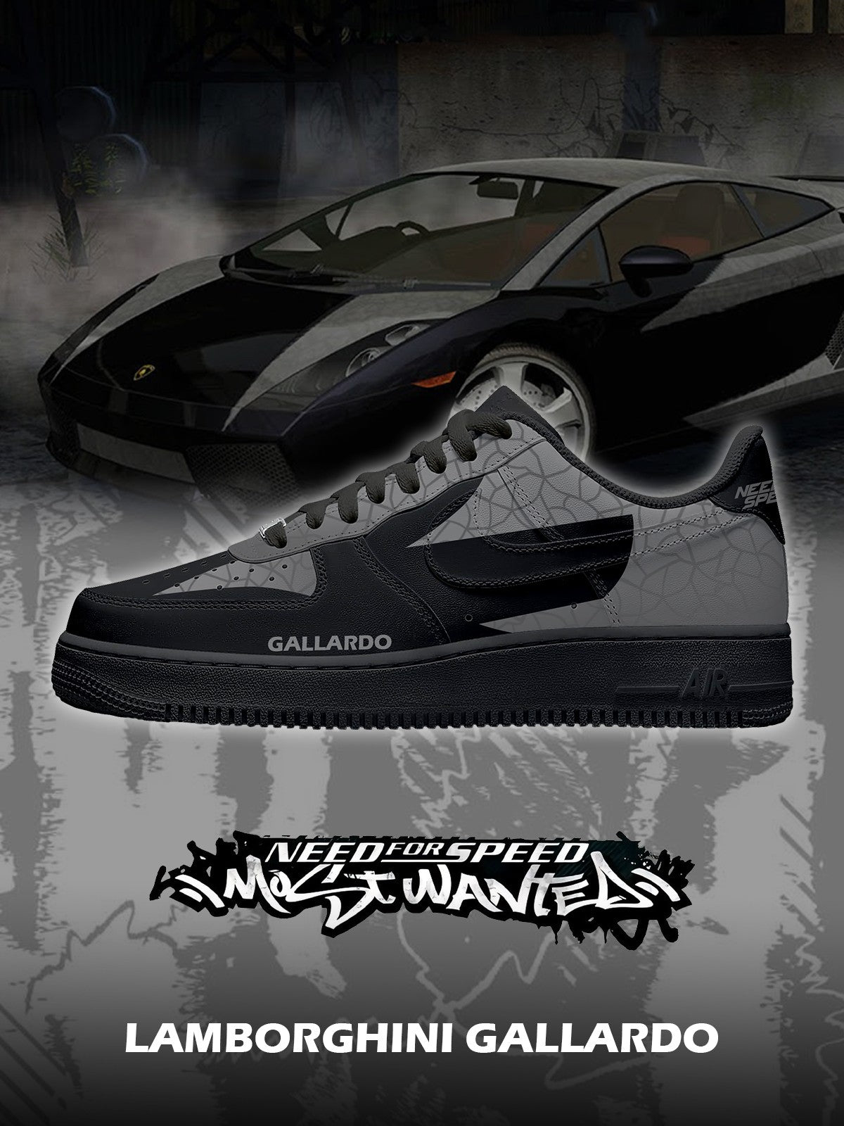 L. Gallardo V.1 Custom Air-Style Sneakers