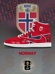 World Cup 2026 Norway V.1 Custom TS High Sneakers