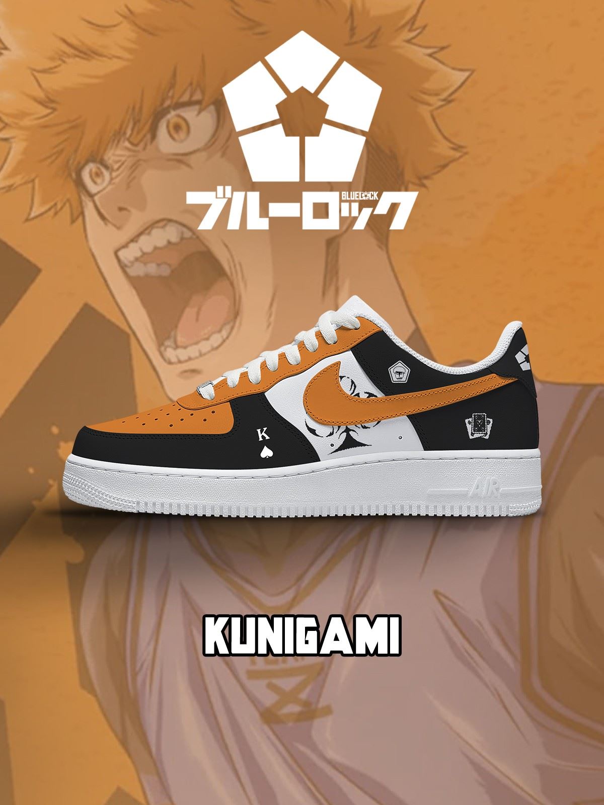 Zapatillas Air-Style personalizadas Rensuke Kunigami No.1