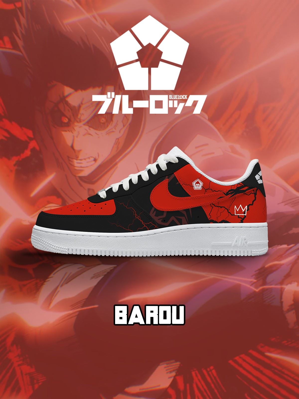 Shoei Baro No.1 Custom Air-Style Sneakers