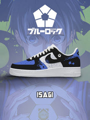 Yoichi Isagi No.1 Custom Air-Style Sneakers