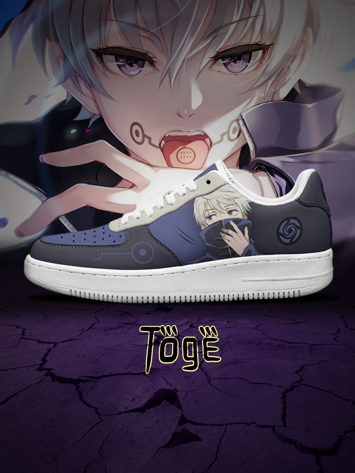Toge Inumaki No.2 Custom Air-Style Sneakers