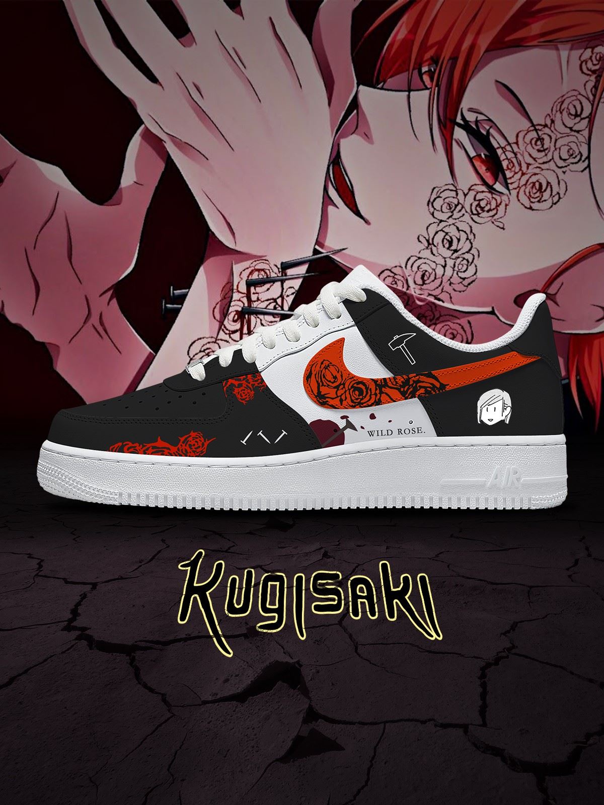 Zapatillas deportivas estilo aire personalizadas Nobara Kugisaki No.1