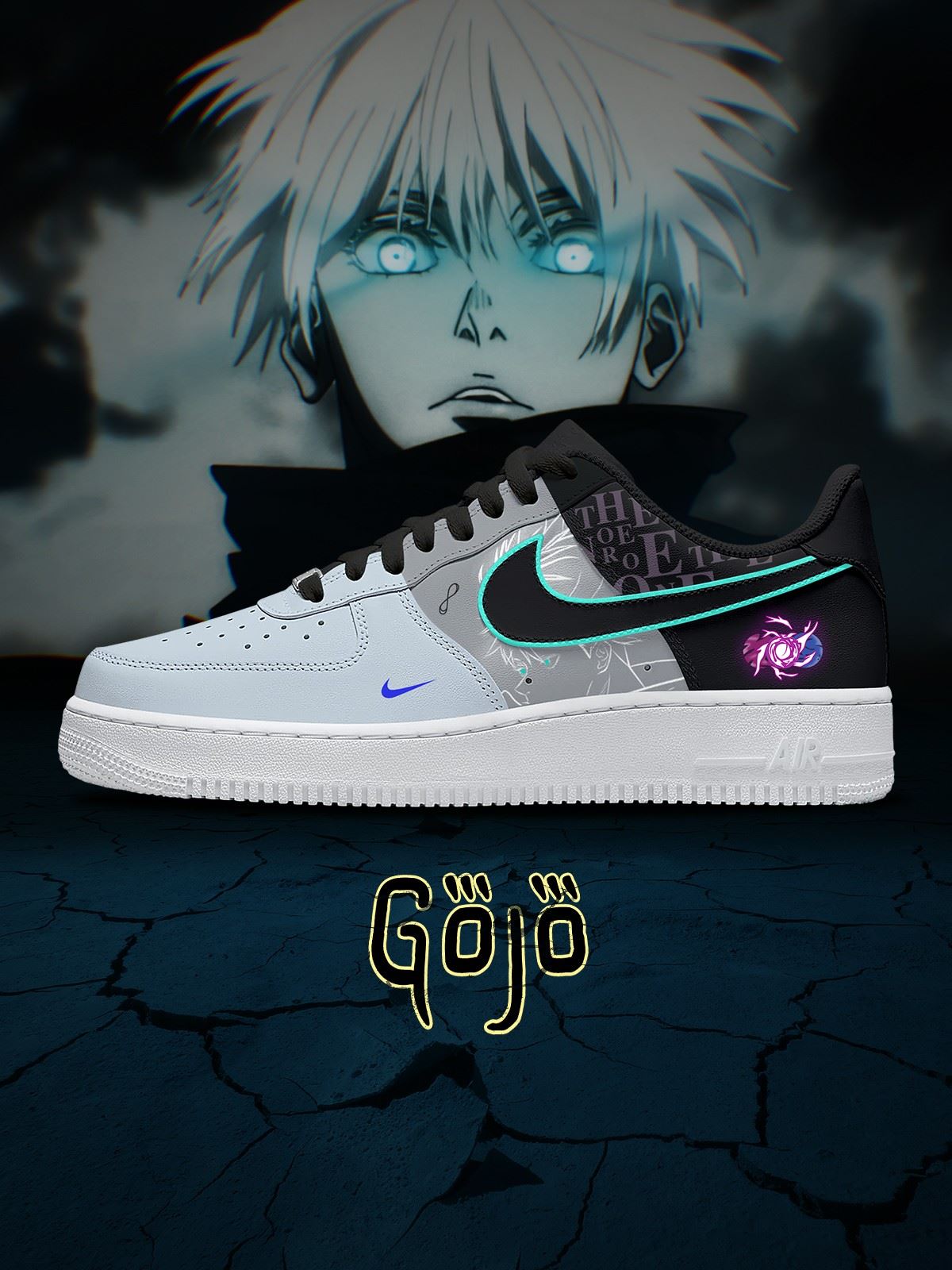 Satoru Gojo No.2 Custom Air-Style Sneakers