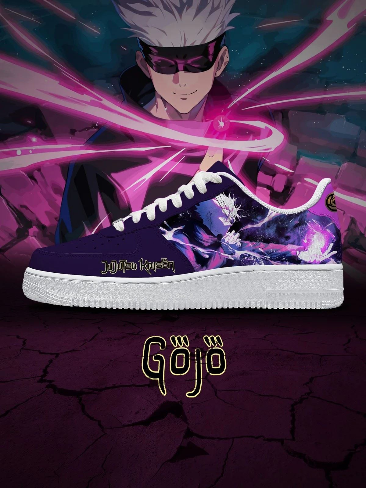 Satoru Gojo No.3 Custom Air-Style Sneakers