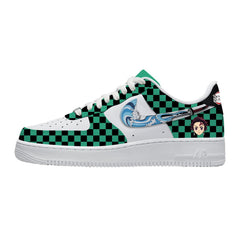 Zapatillas deportivas estilo aire personalizadas Tanjiro Kamado V.2