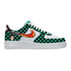 Zapatillas deportivas estilo aire personalizadas Tanjiro Kamado V.2