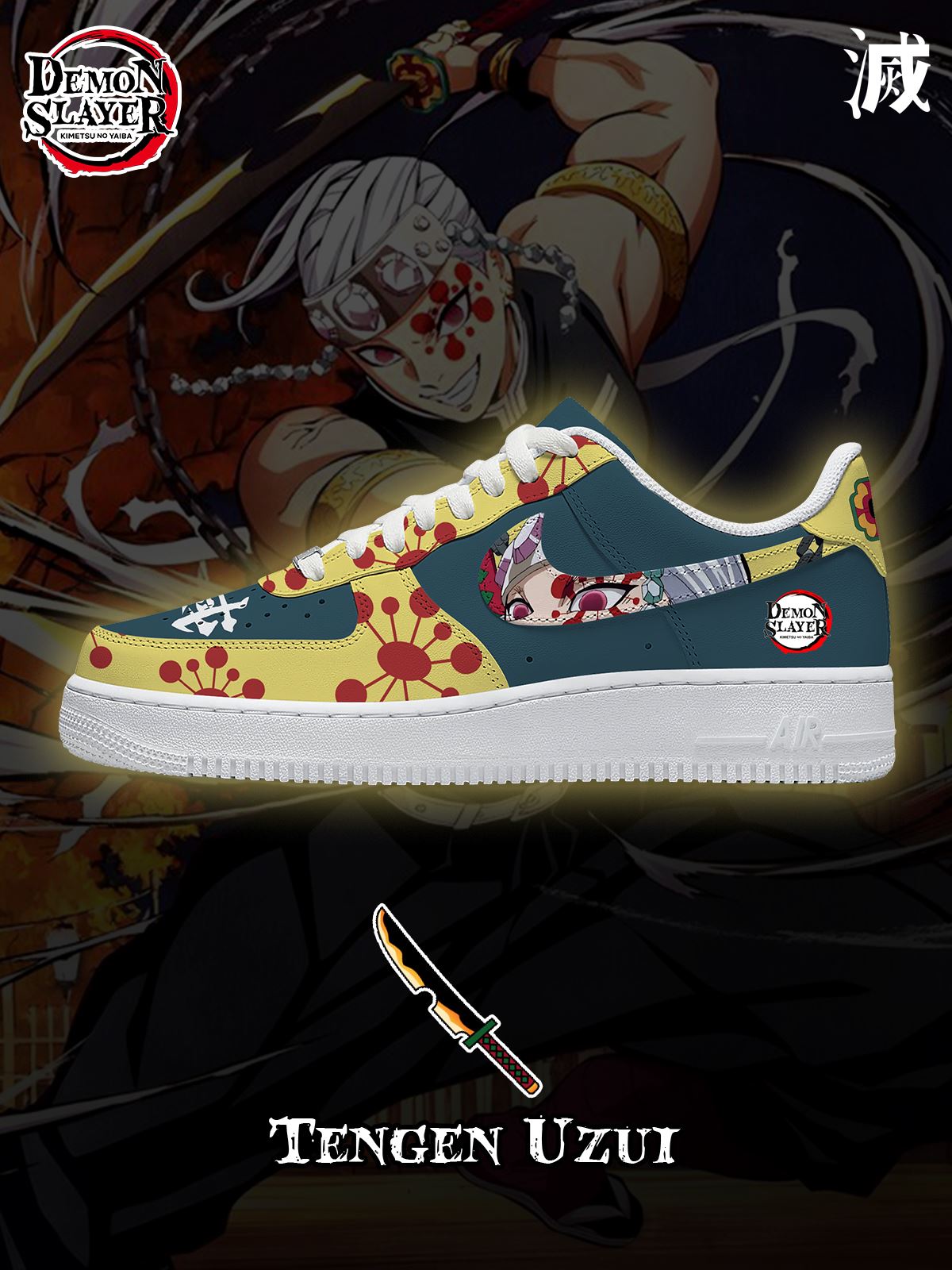 Tengen Uzui Custom Air-Style Sneakers