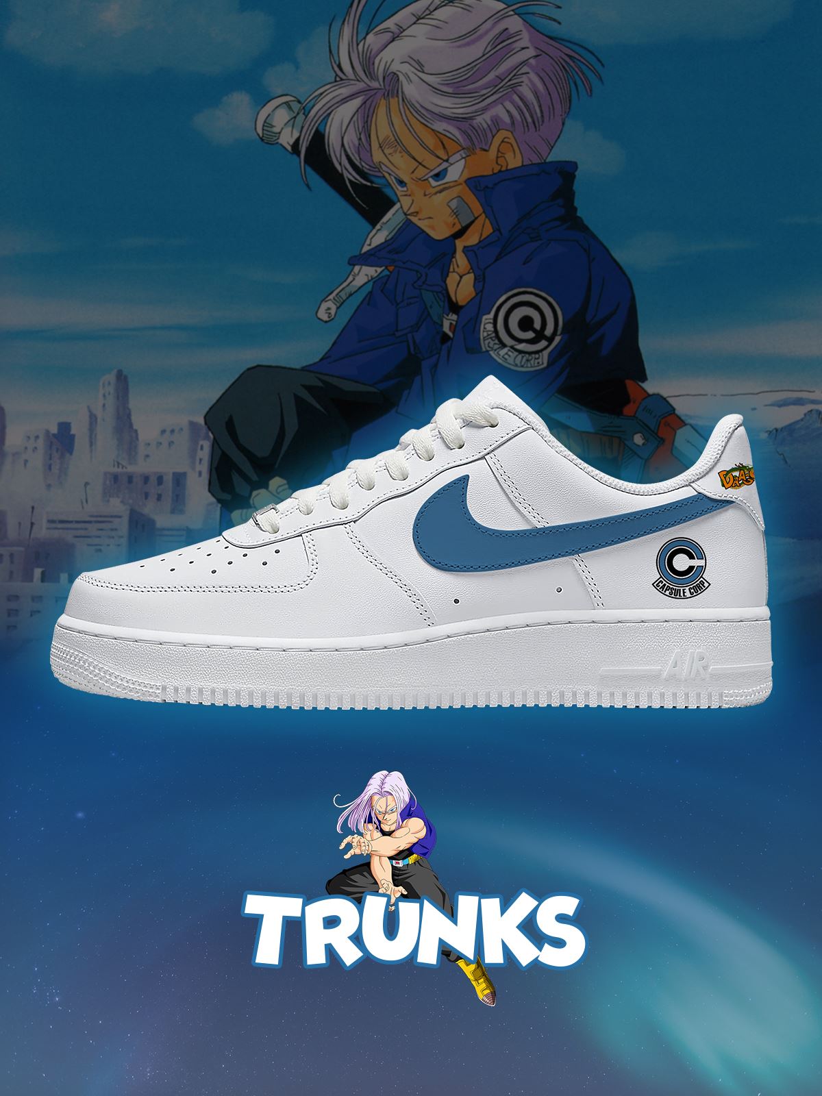 Zapatillas deportivas personalizadas estilo Air de Trunks No.1