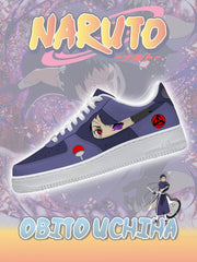 Zapatillas deportivas personalizadas estilo Air de Obito Uchiha