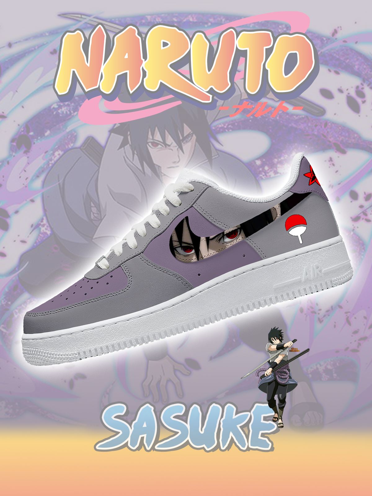 Zapatillas Sasuke personalizadas estilo Air