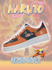 Zapatillas deportivas personalizadas estilo Air de Uzumaki Naruto n.° 1