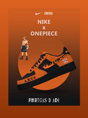 Portgas D Ace V.2 Custom Air-Style Sneakers
