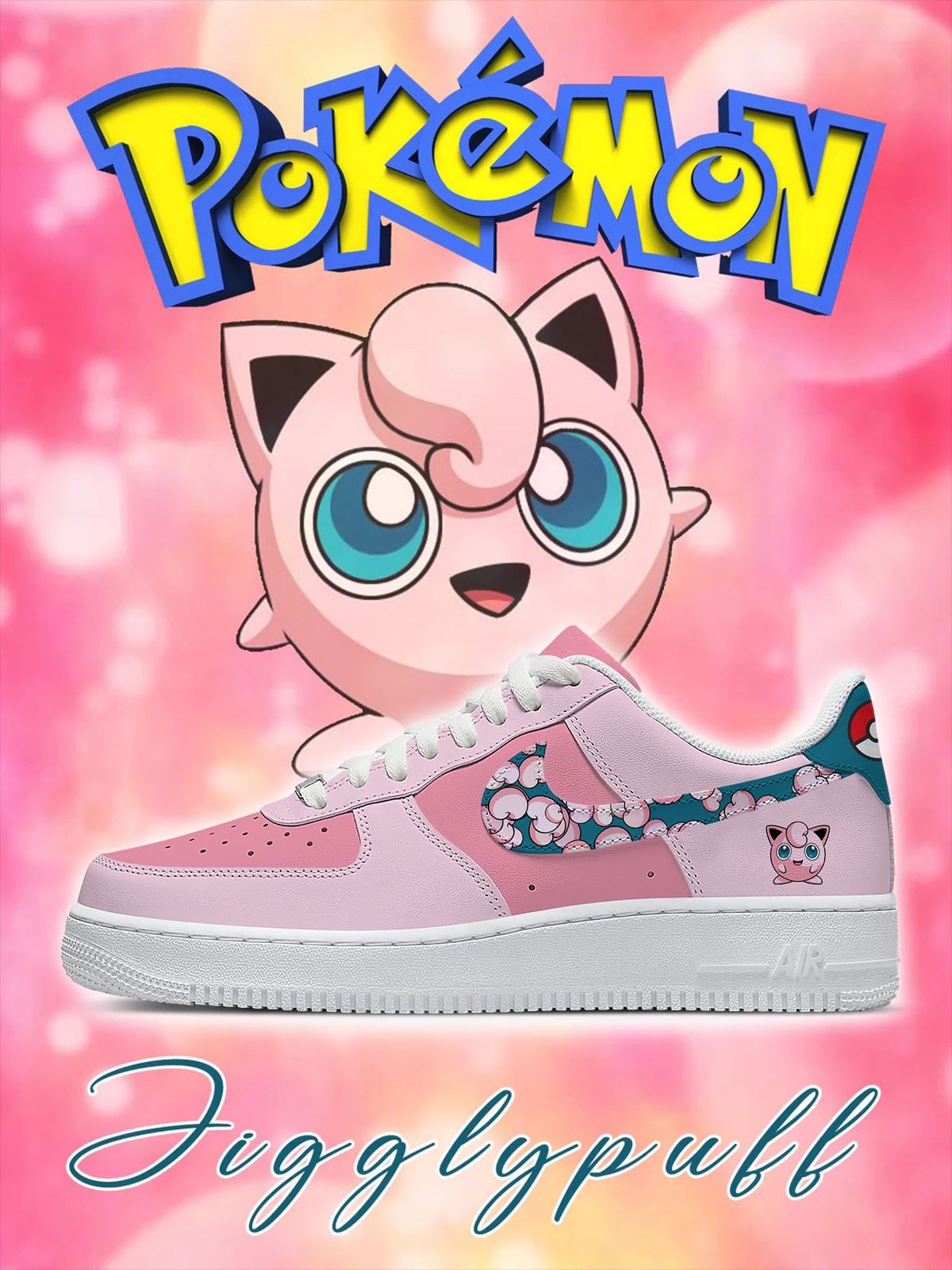 No.0039 Jigglypuff Custom Air-Style Sneakers