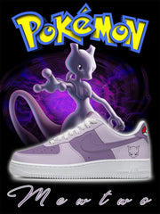 Nr. 0150 Mewtwo Style 1 Custom Air-Style Sneakers
