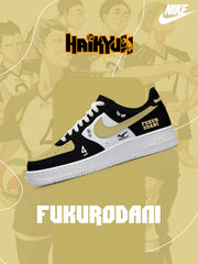 Zapatillas Air-Style personalizadas de la Academia Fukurodani